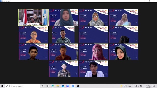 Plt Gubernur Sulsel Jadi Inspirational Talk pada Penerima Beasiswa LPDP Sulsel